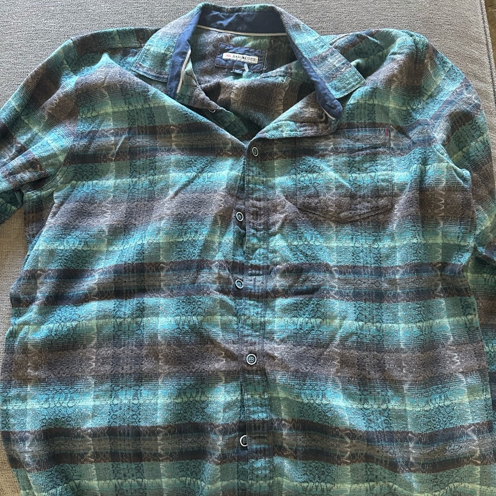 32 Bar Blues cotton flannel button up